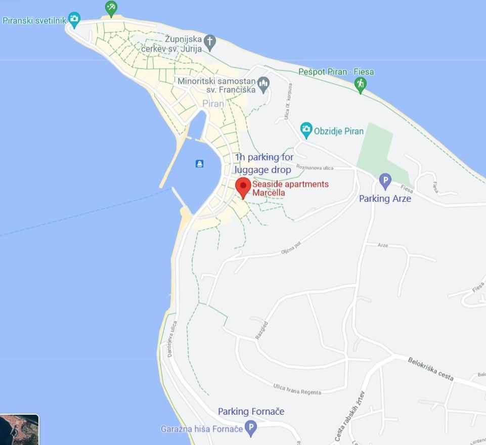 Seaside Apartments Marcella بيران المظهر الخارجي الصورة